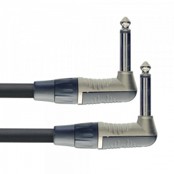 STAGG 60CM CABLE PATCH JCK COUDE DLX