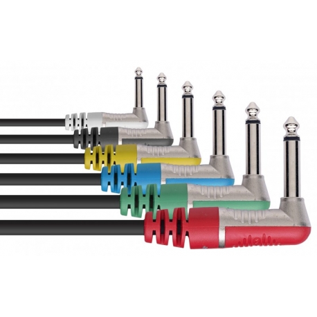 STAGG 6P-60CM CBL PATCH JCK COUDE DL