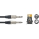 STAGG 60CM PATCH STEREO JACK DLX