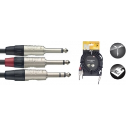 STAGG 3M CABLE Y JCKm ST-2 JCKm DLX