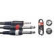 STAGG 1M CABLE Y minJCKm ST-2JCKm ML