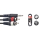 STAGG 3M CABLE Y minJCKm ST-2RCAm ML