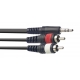 STAGG 6M CABLE Y minJCKm ST-2RCAm ML