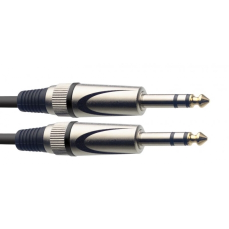 STAGG 3M CABLE AUDIO JCKm STEREO DLX