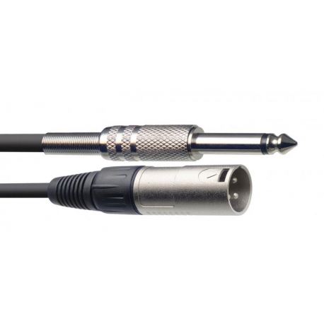STAGG 6M CABLE AUDIO JCKm-XLRm DLX