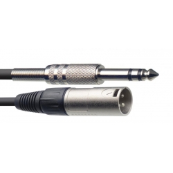 STAGG 6M CABLE AUDIO JCKm ST-XLRm