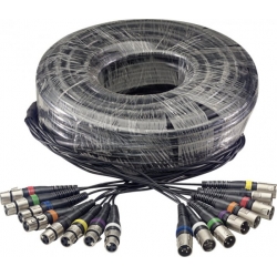 STAGG 30M MULTICABLE 8XLRf-8XLRm ML