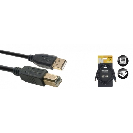 STAGG 3M CABLE USB/STD A-B 2.0