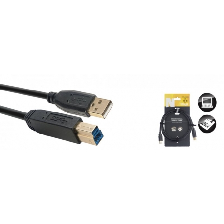 STAGG 1.5M CABLE USB/STD A-B 3.0