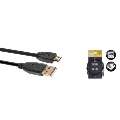 STAGG 1.5M CABLE USB/A-MICRO B 2.0