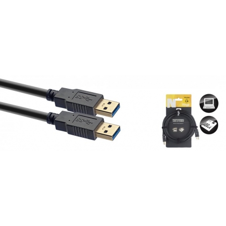 STAGG 3M CABLE USB/STD A-A 3.0