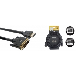 STAGG 10M CABLE VIDEO/HDMI AM-DVI-DM