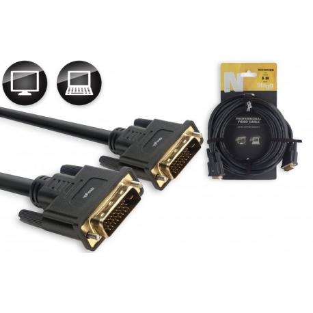 STAGG 5M CABLE DVI-DUAL LINK M