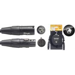 STAGG 3M CBL DMX DLX XLRf-XLRm 3P NR