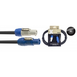 STAGG 1,5M-1,5CBL SECT pwrCON-IN/OUT