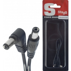 STAGG 20 cm CABLE ALIM DC MALE-MALE