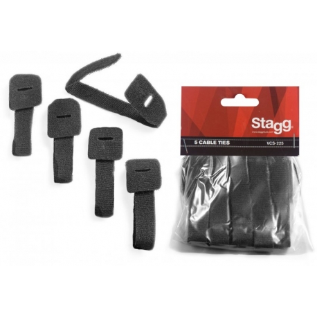 STAGG 5 BANDES 225 MM NOIR