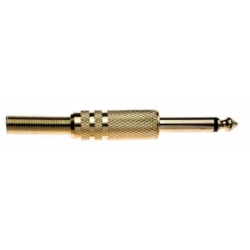 STAGG JACK MALE 6,3mm PRO.-DORE