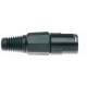 STAGG FICHE XLR MALE PRO-METAL NOIR