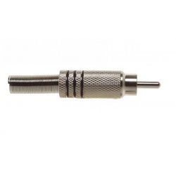 STAGG FICHE RCA M-METAL-BAGUE NOIRE