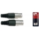 STAGG 2 FICHES XLR MALE PRO-METAL