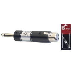 STAGG 1 ADAP.XLR FE.SYM./JCK M.ASYM