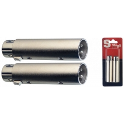 STAGG 2 ADAPT.XLR FEM./XLR MALE-MET