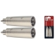 STAGG 2 ADAPT.XLR MALE/RCA MALE-MET