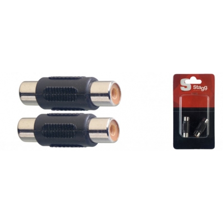 STAGG 2 ADAP.RCA FEMELLE/RCA FEMELLE
