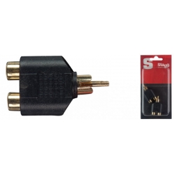 STAGG 2 ADAP.DBLE RCA FEMELLE/RCA M