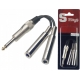 STAGG 1xJACK MONO M/2xJACK FEM-0,1MT