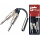 STAGG 1xJCK FEM.STE/2xJCK MONO-0,1MT