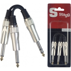 STAGG 1xJCK STE M/2xJCK M MONO-0,1MT