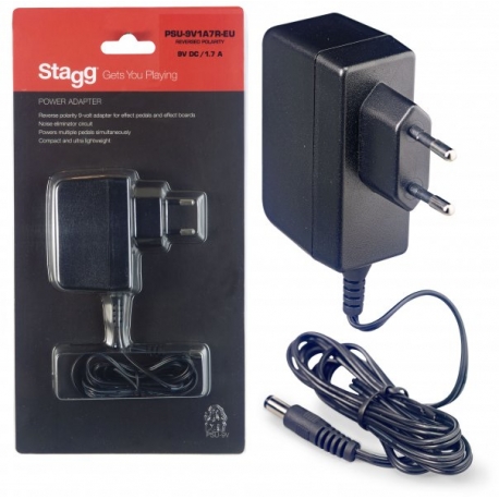 STAGG ADAP.DC STABIL 9V/1,7A-POL.REV