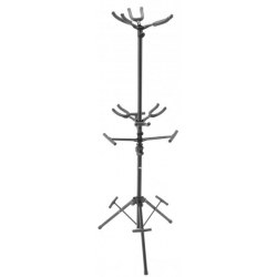 STAGG STAND NOIR POUR 6 GUITARES