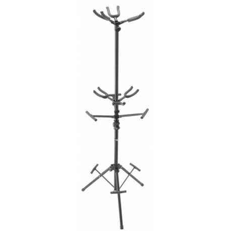 STAGG STAND NOIR POUR 6 GUITARES