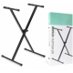 STAGG SUPPORT CLAVIER EN X NOIR