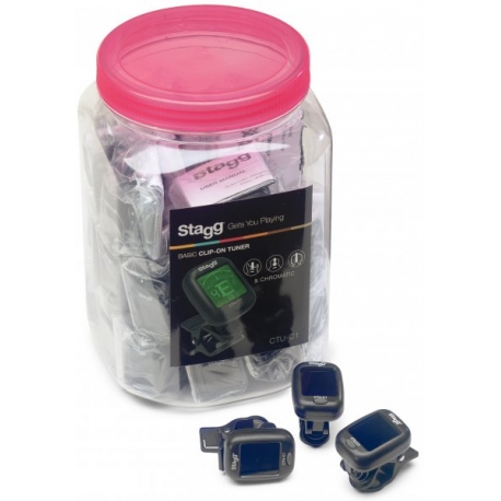 STAGG CLIP ACCORDEUR CHROMAT./ 30PCS