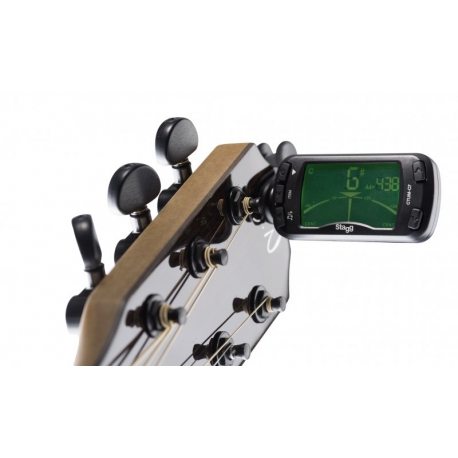 STAGG CLIP ACCORDEUR+METRONOME CHROM