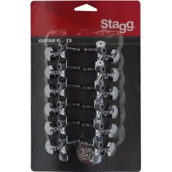STAGG MEC.WEST.6+6 CHROME-12 CORDES