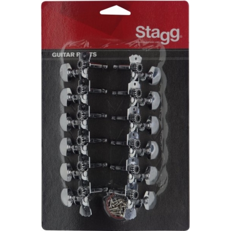 STAGG MEC.WEST.6+6 CHROME-12 CORDES