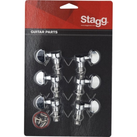STAGG MEC.ELEC 3+3 INDIVIDUEL.CHROME