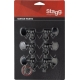 STAGG MEC.ELECT.3+3 INDIVIDUEL. NOIR