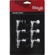 STAGG MEC.ELEC/FOLK 6X1 INDIV.CHROME