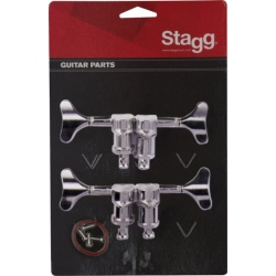 STAGG MEC.BASSE 2+2 INDIVID. CHROME