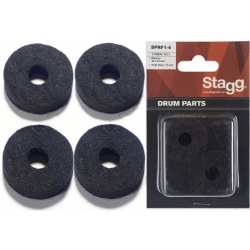STAGG 4 RONDELLES FEUTRE PR. CYMBAL