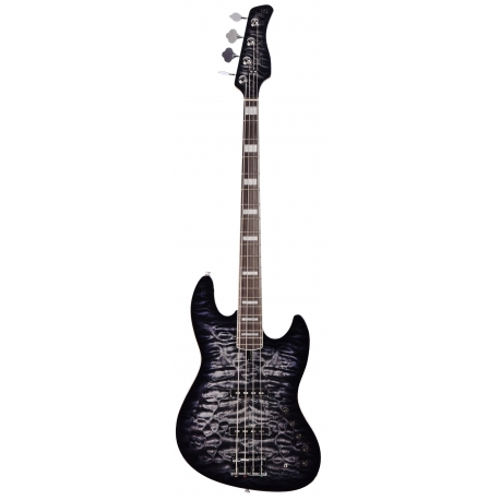 Marcus Miller V9 Swamp Ash-4 TBK 2.0 Transparent Black