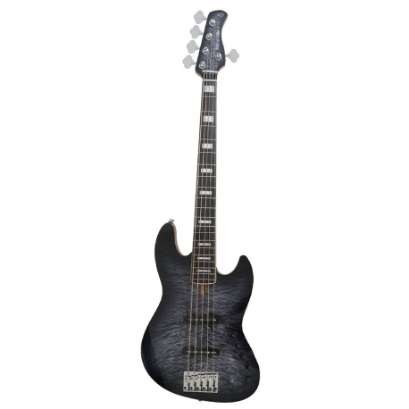 Marcus Miller V9 Swamp Ash-5 TBK Transparent Black