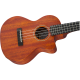 GRETSCH G9121 A.C.E. Tenor Ukulele with Gig Bag, Ovangkol Fingerboard, Acoustic-Cutaway-Electric, Fishman® Kula Pickup, Honey M