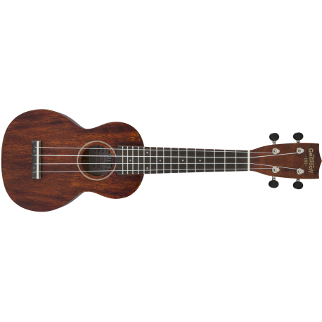 GRETSCH G9100 Soprano Standard Ukulele with Gig Bag, Ovangkol Fingerboard, Vintage Mahogany Stain